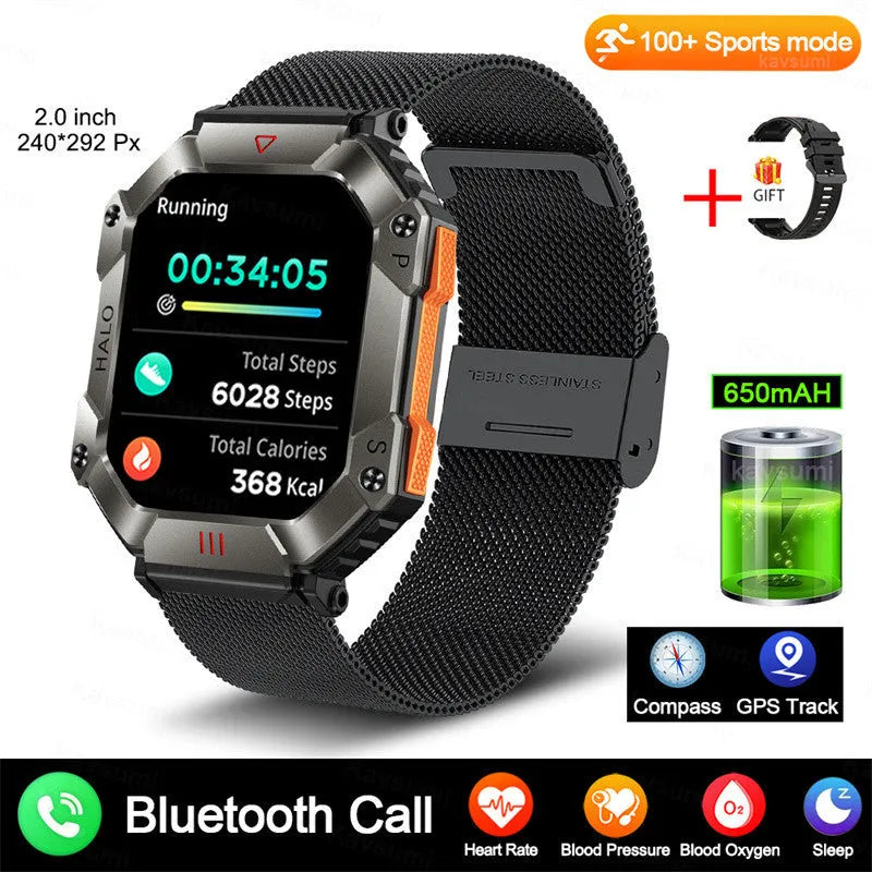 Android GPS fitness smart watch for women with titanium alloy case and multiple strap options