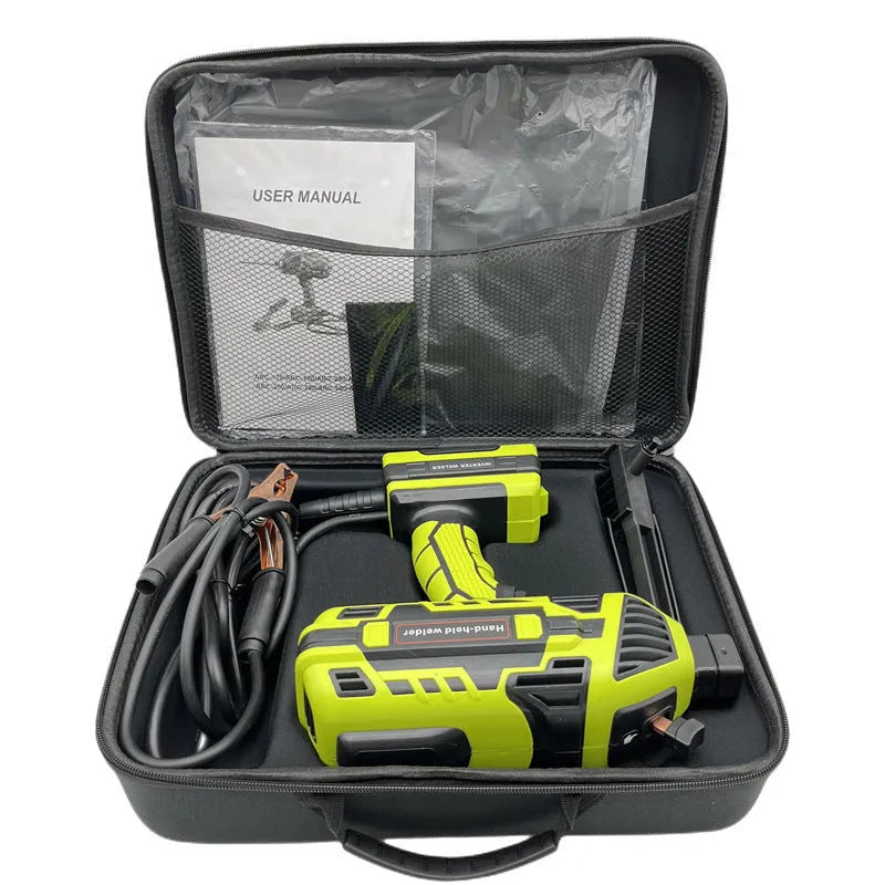 Portable handheld AC welding machine 24 x 23 x 8cm for carbon steel stainless steel copper