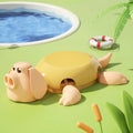 Flying Pig Coaster Decorative Desk Ornament Funny PP Material Decompression Novelty Home Office Bar Party Gift Pink Yellow Options Big Pig Creative Desktop Decoration Coaster for Drinks Protection Surface Holder