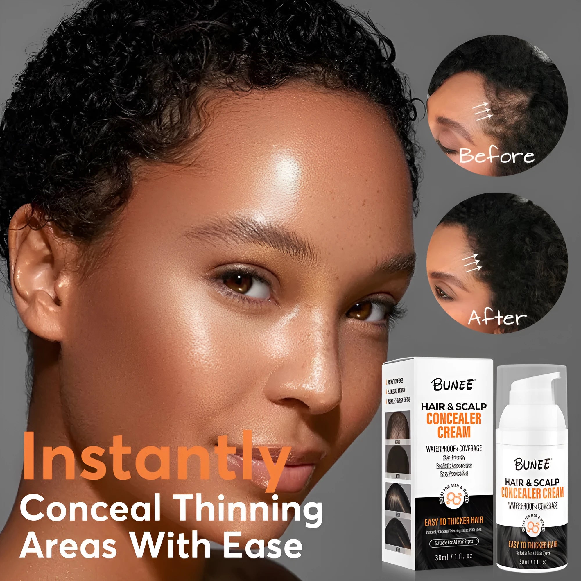 30ml hair thickening pomade scalp concealer for thinning hair coverage