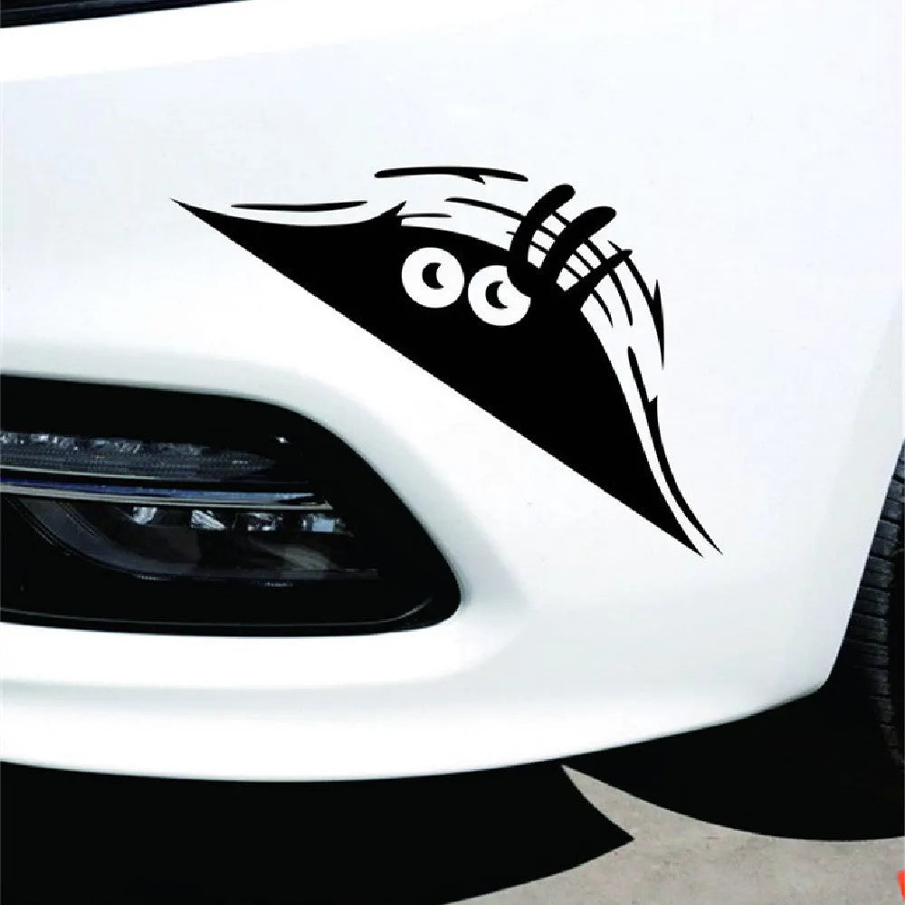 Self adhesive body stickers showing smiley face and angry face designs on 19cm by 7cm vinyl sheets