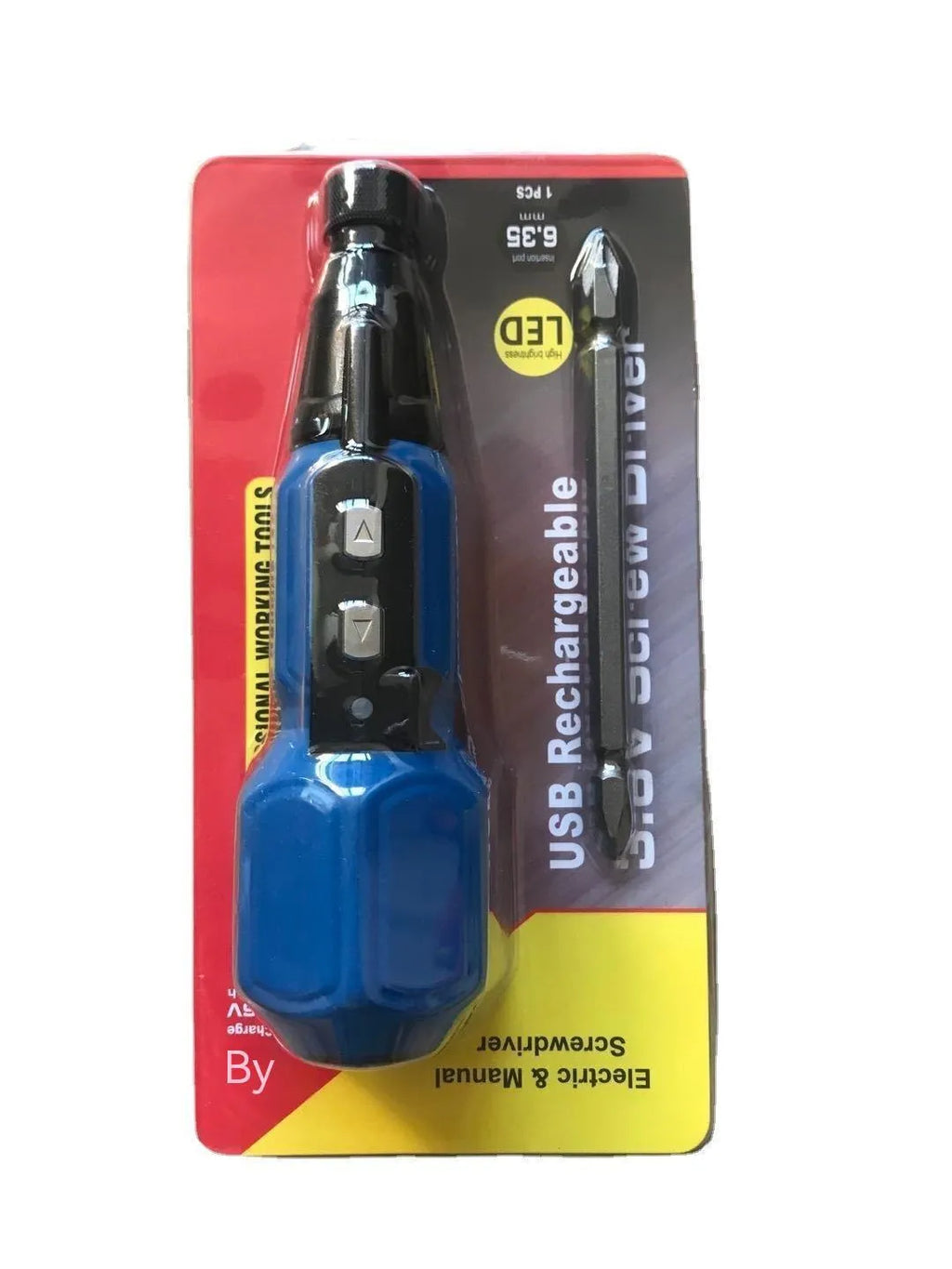 Black or blue alloy steel straight handle electric screwdriver with 36V lithium battery and 10Nm torque