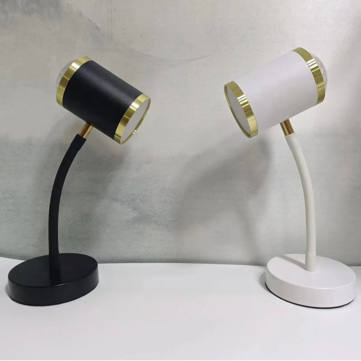 Black and white double-headed photography atmosphere lamp for live streaming studio lighting