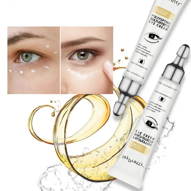 20g peptide anti dark circle eye cream for puffiness and under-eye bags on white background