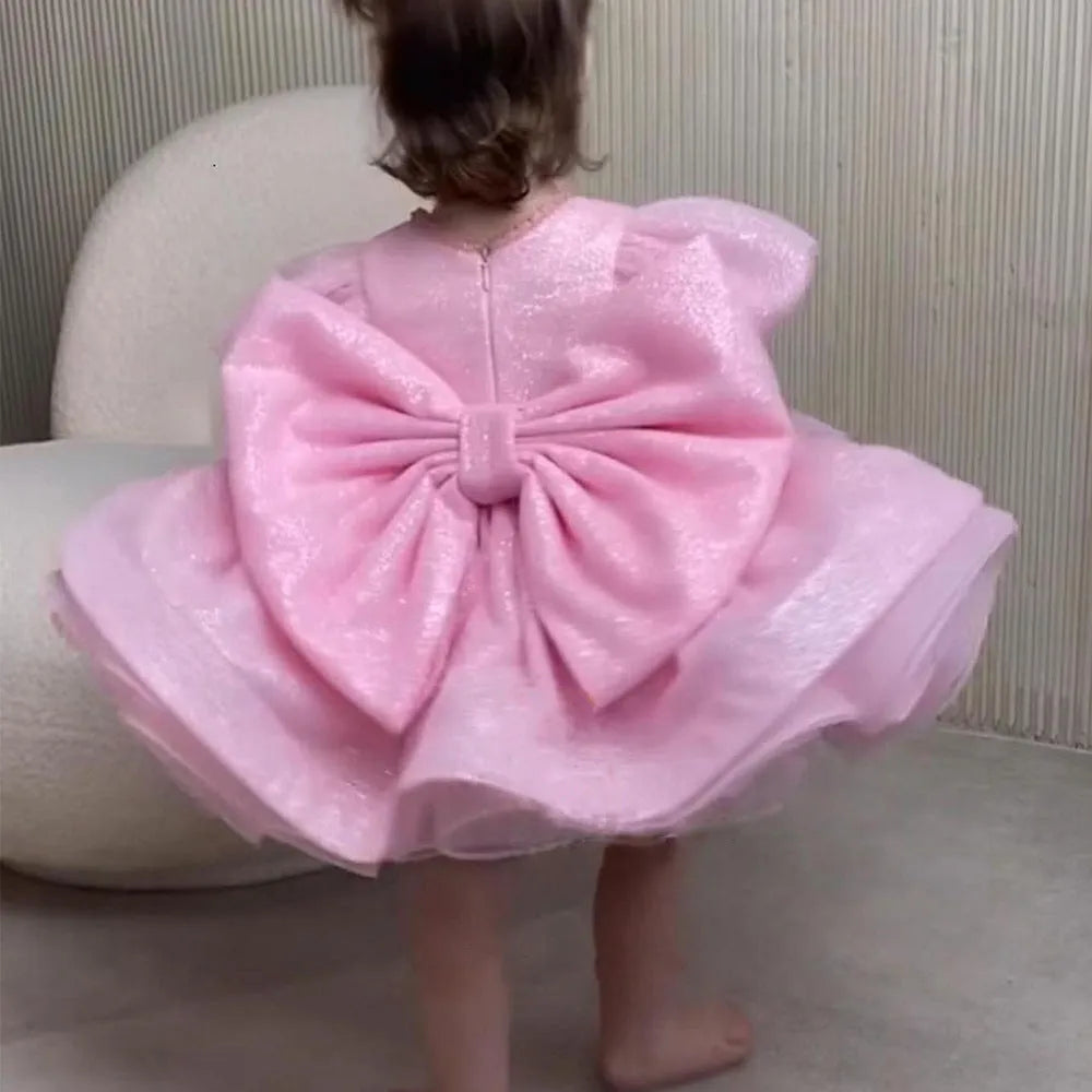 Pink princess tulle tutu dress for girls suitable heights 80-150cm polyester fabric