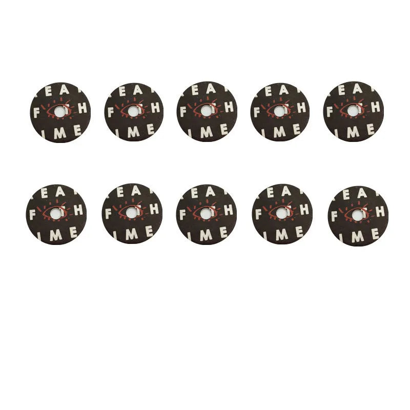 Pack of 10 paper car rotary record player hanging ornaments in Nordic style for aromatherapy tablet replacement