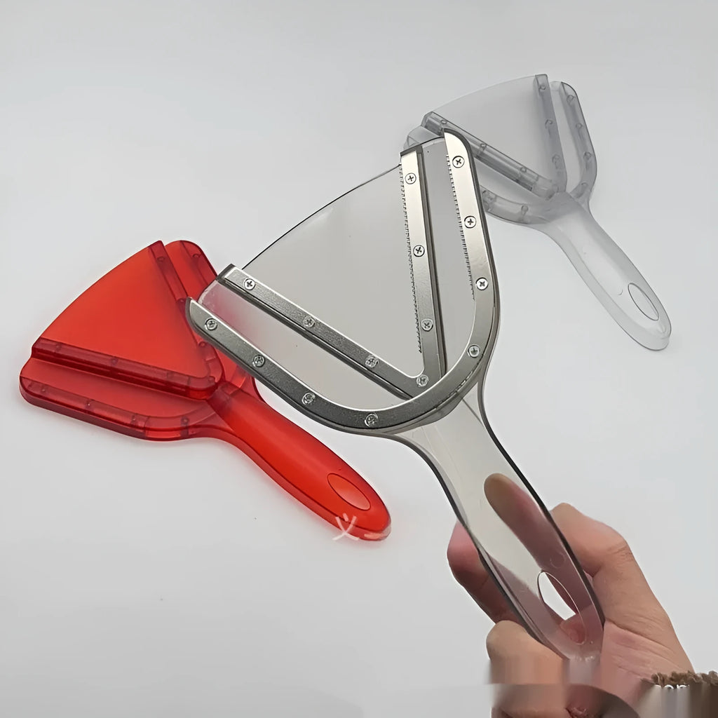 Adjustable telescopic bottle opener with non-slip grip in red ABS plastic