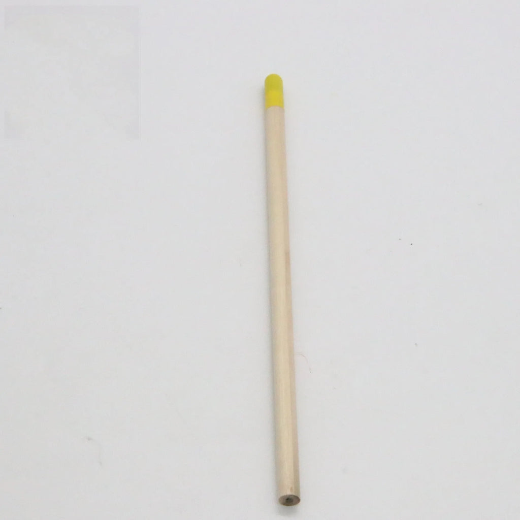 Colourful plantable seed pencils with HB refills and degradable capsules containing lavender or basil seeds.