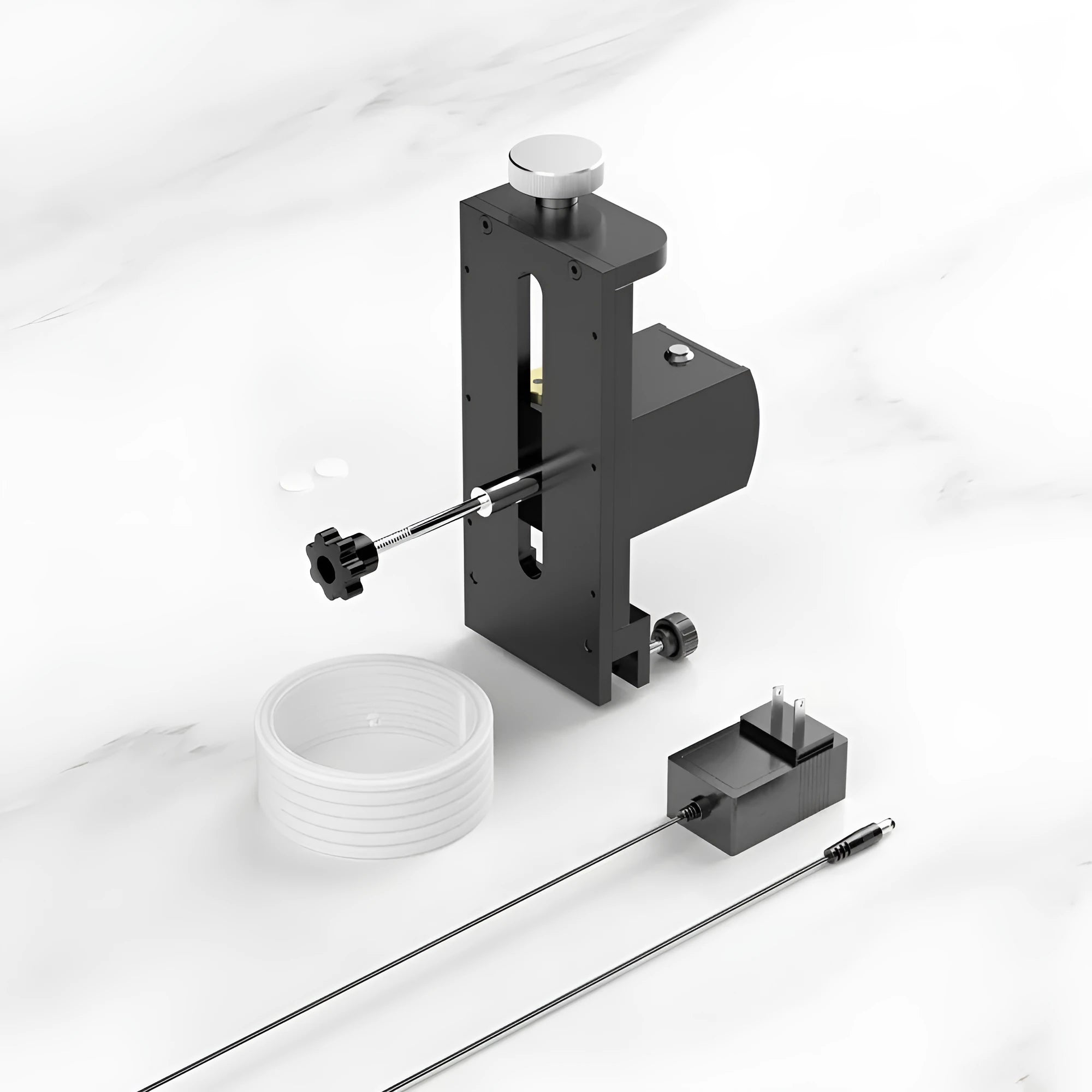 Ultrasonic cleaning machine with disc holder bracket and temperature control display