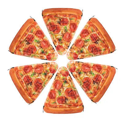 Pizza float surfboard inflatable recliner 175x145cm on water