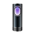 Black car air purifier with formaldehyde removal function and USB power cable