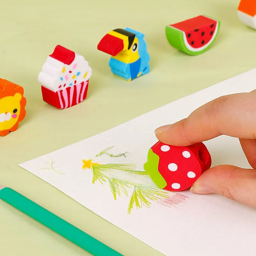 24 colour wooden pencil set with HB cores in cartoon paper packaging for art training