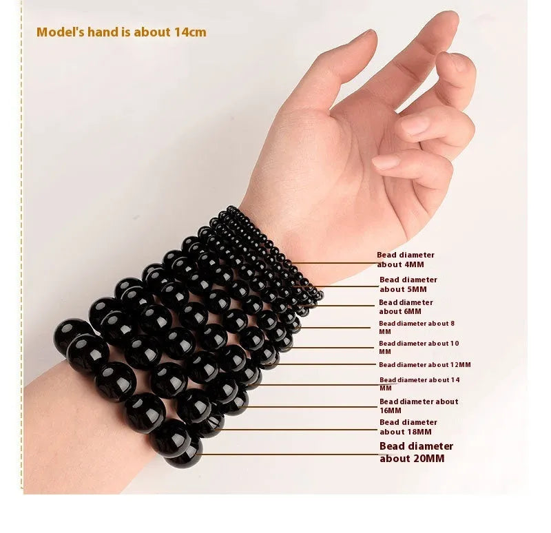 Smokey Violet Hetian jade bracelet with 8x9mm straight cut beads