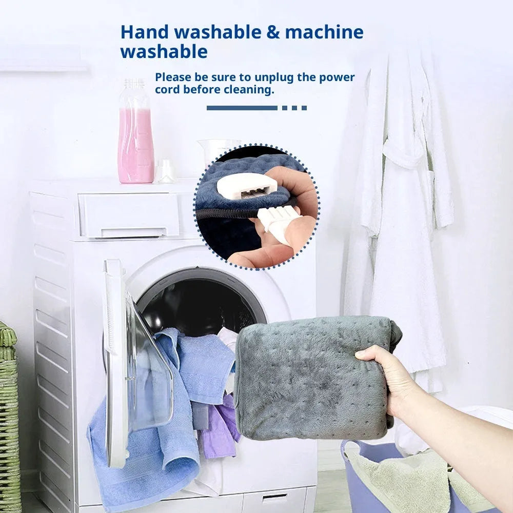 Electric hot compress physiotherapy blanket for single-person use, 30x60cm or 40x76cm, 120W 220V, grey or blue