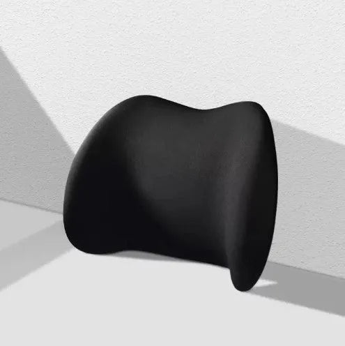 Memory cotton car cushion for headrest, back or waist support in black, green, grey or pink colours