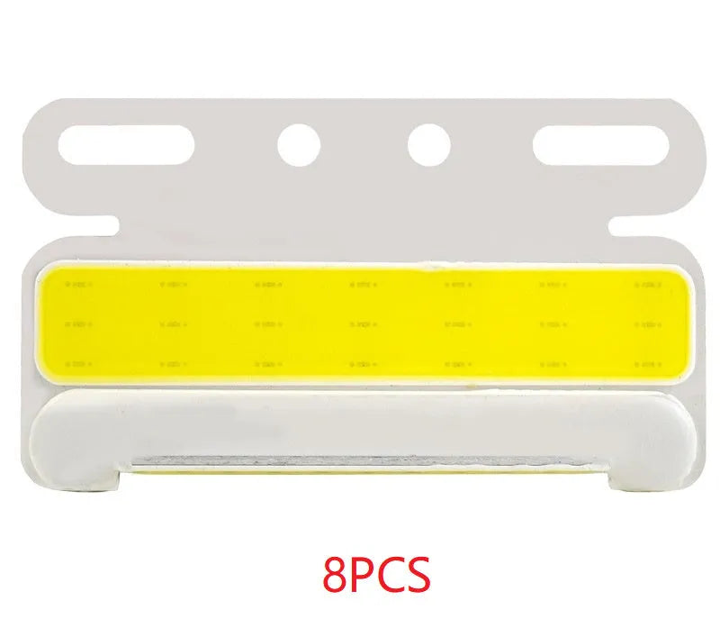 Waterproof aluminium COB LED truck side light for 12V and 24V commercial vehicles.