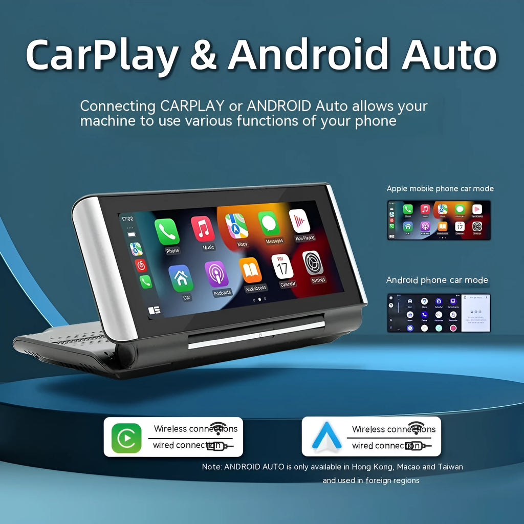 6.86 inch vehicle MP5 player with screen, for wireless CarPlay and reversing camera.