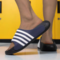 Casual outdoor slip-on slippers with PVC upper and EVA sole in multiple colour options