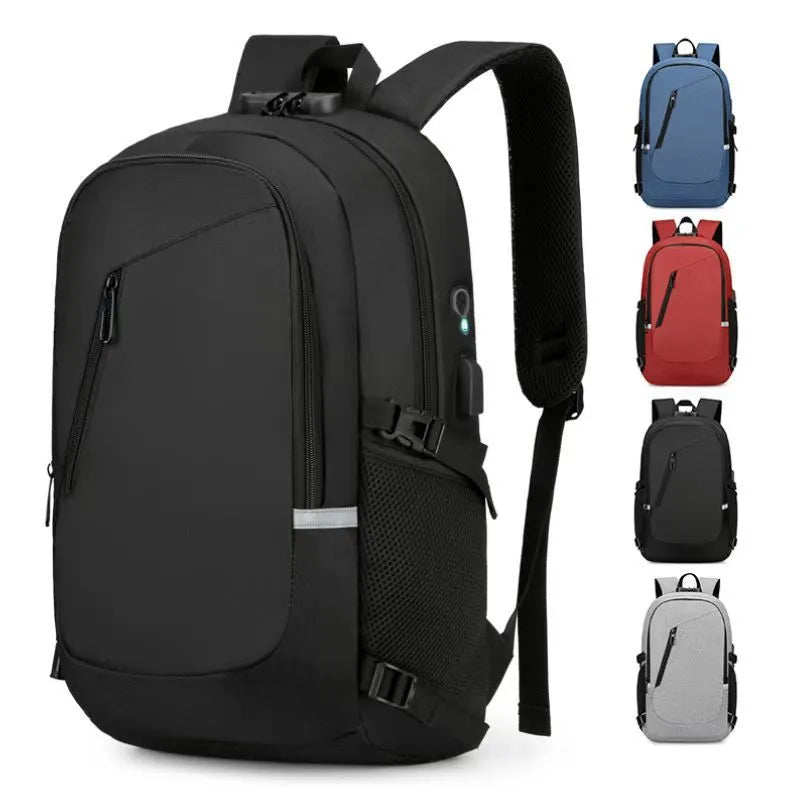 Oxford cloth computer backpack in street trend style with 20-35L capacity