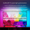 Smart TV ambience light strip with app control for sync colour background lighting