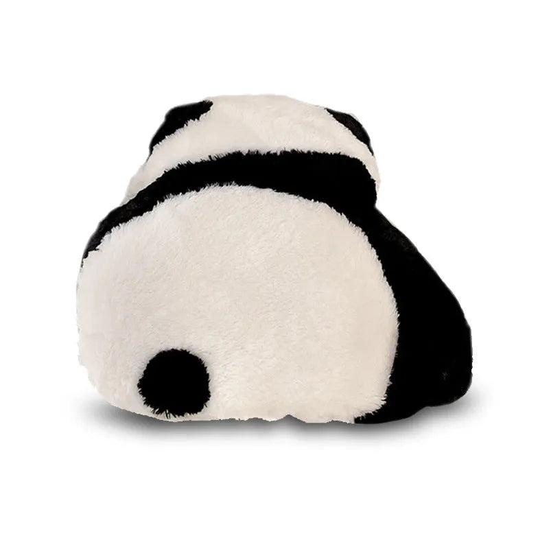 Panda pattern automotive lumbar support cushion with plush soft material in various colour options