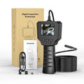 Waterproof HD inspection camera with 8mm diameter probe for auto repair and plumbing diagnostics