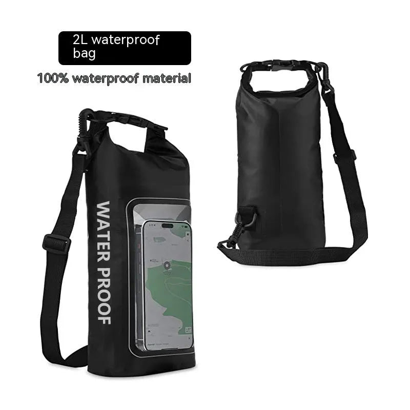 Waterproof crossbody phone bag in multiple colours with 2L and 5L capacity options