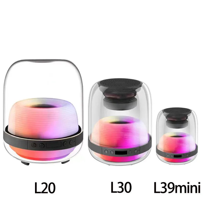 Black L20 large home desktop multimedia Bluetooth audio car speaker with USB and radio