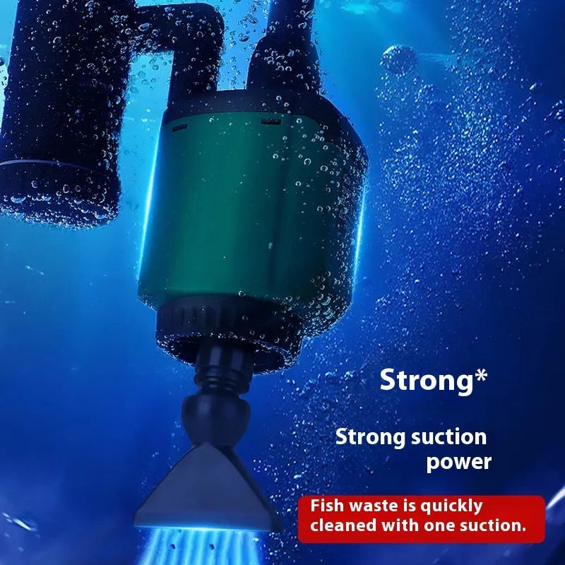 Electric fish tank water exchange manure suction pump, plastic, 30W 36W options