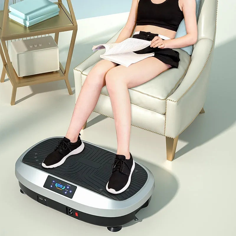 Vibration body shaping power plate 180W 220V with EU or UK plug for home fitness and belly contracting