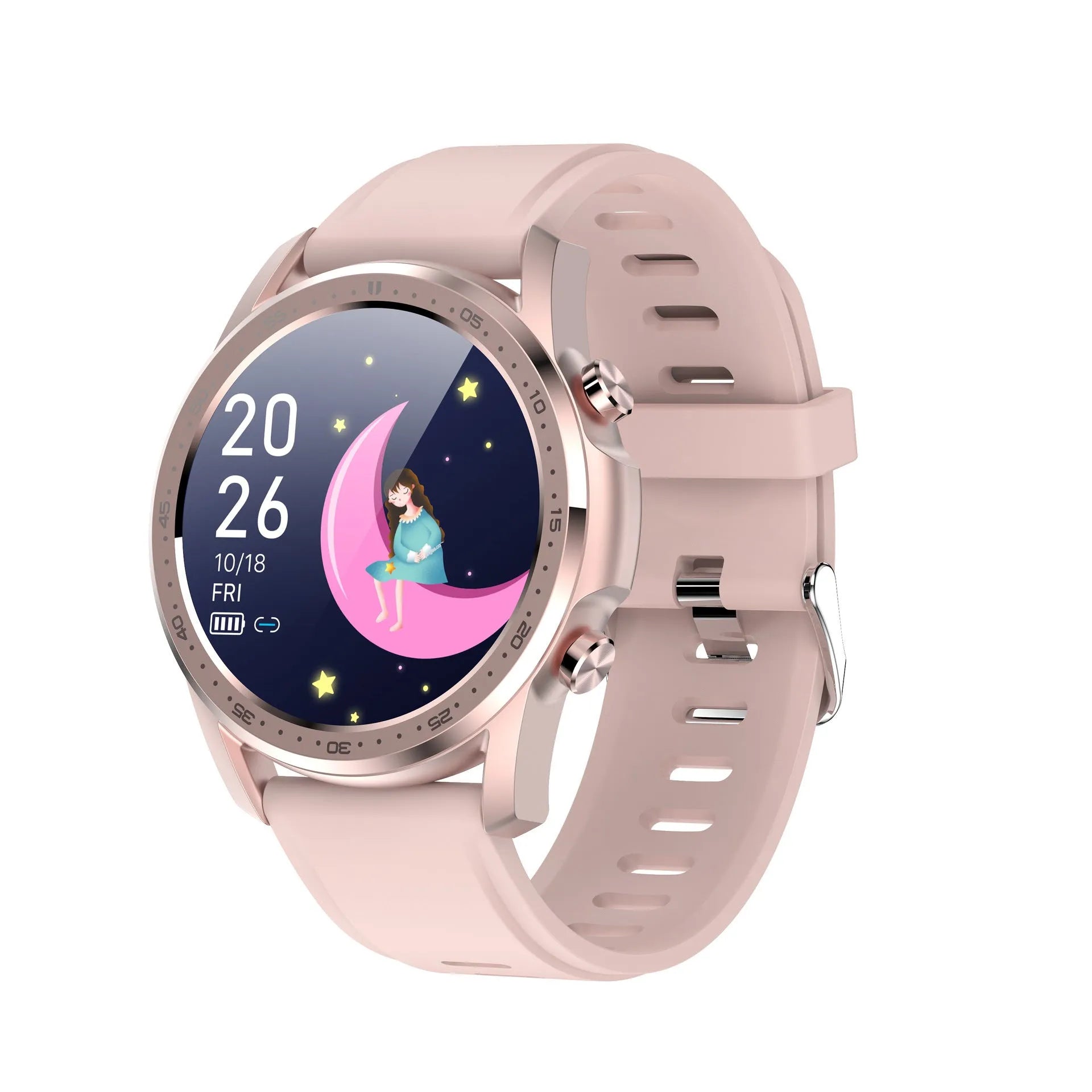 Youth2 smart bracelet with 1.3-inch touch screen in zinc alloy construction, black or grey colour options