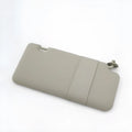 Beige Nissan Lida sun visor set with cosmetic mirror for 2005-2012 models