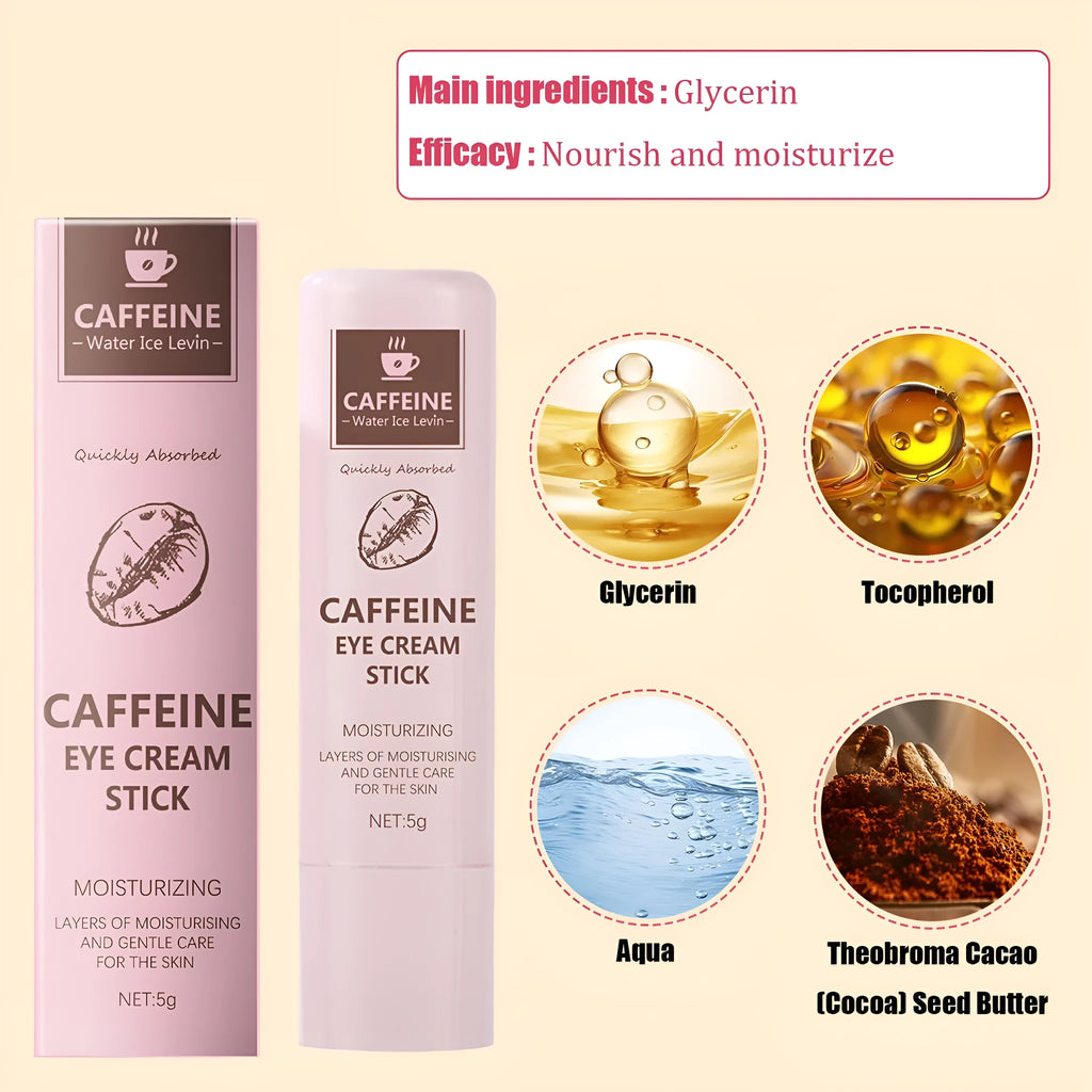 Caffeine Eye Cream 5g pot for reducing fine lines and dry lines suitable for all skin types