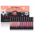 Langmanni matte lipstick set waterproof long-lasting velvet 12 pieces 6ml each