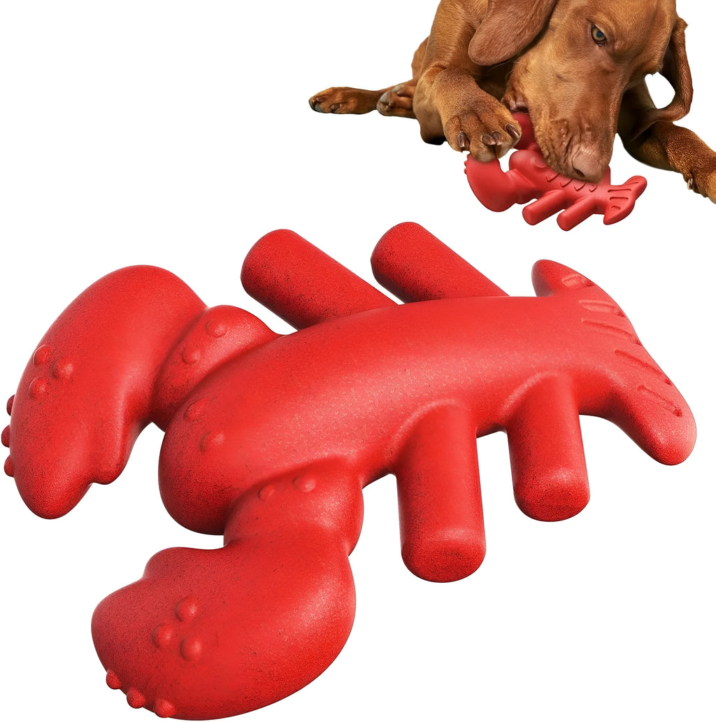Red nylon dog chew toy for large breeds and aggressive chewers, measuring 170mm long.