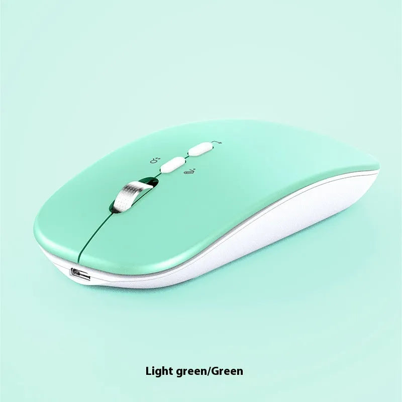 AI intelligent voice translation wireless charging mouse in gold with 2.4GHz and 2000DPI optical sensor