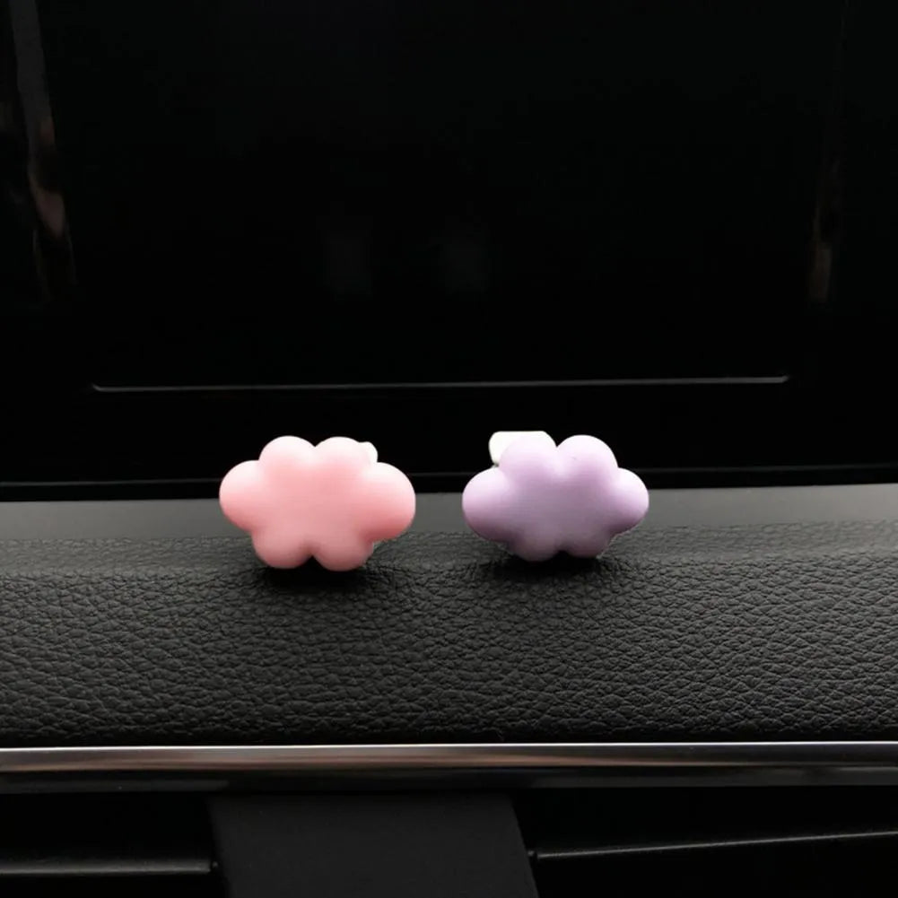 Resin Baiyun cartoon car fragrance clip in multiple colours for air vent attachment