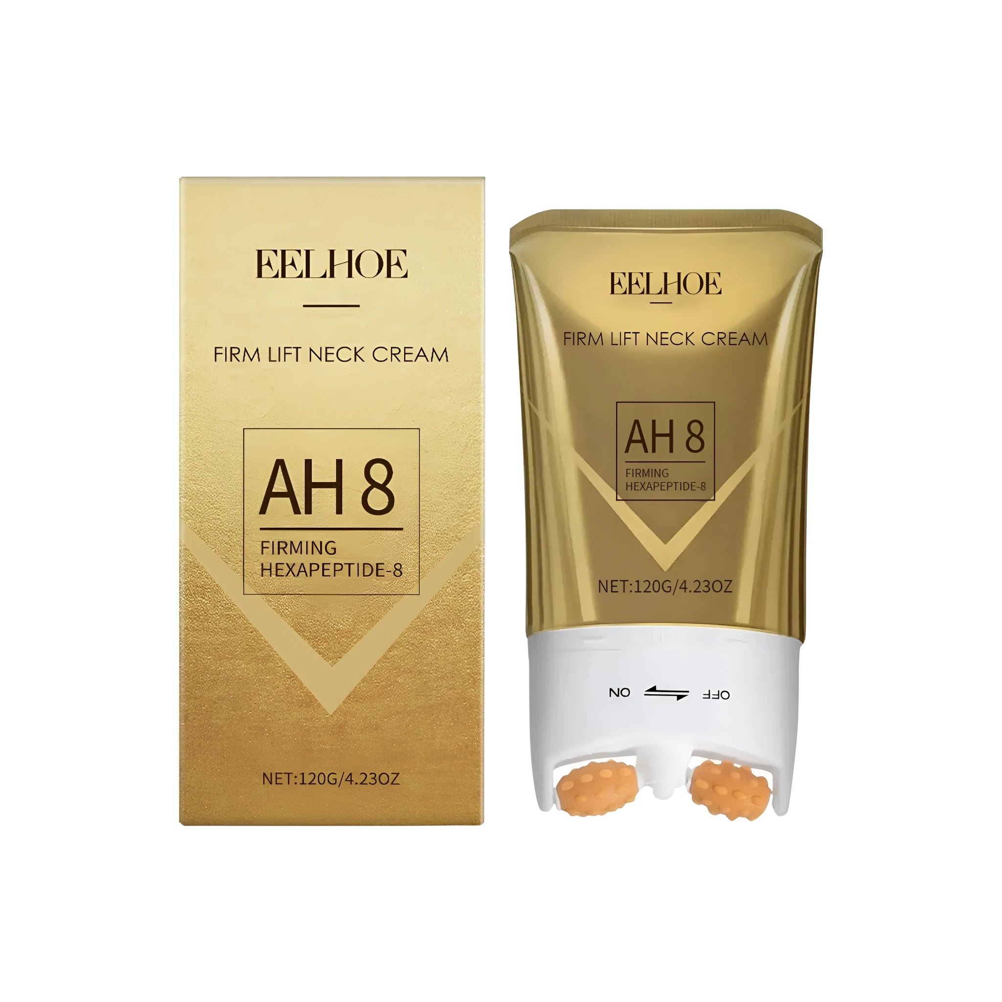 120g container of Firm Lift Neck Cream with peptide and ceramide formula for neck skin