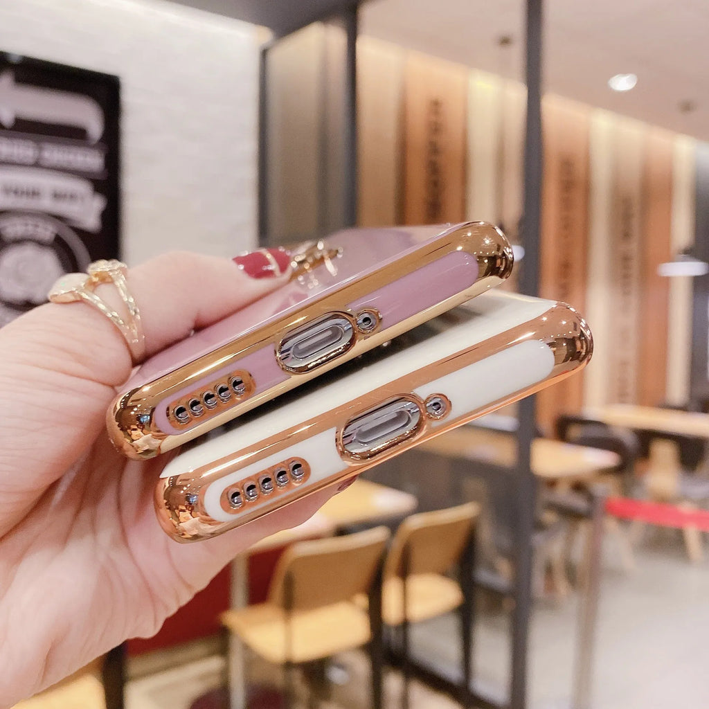 Huawei P40 Pro phone case with magnetic ring bracket in black TPU material