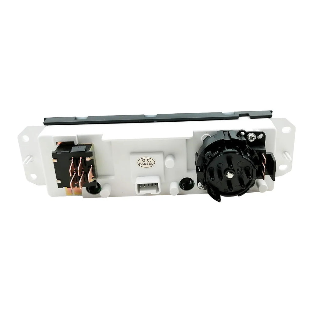 Black automotive air conditioning control panel for Jeep Wrangler 2005-2006 models part number 55056558AA