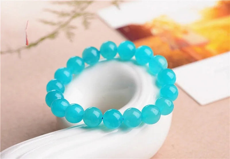 Amazonite natural stone scattered beads showing ice colour variations with polished surfaces for jewellery making