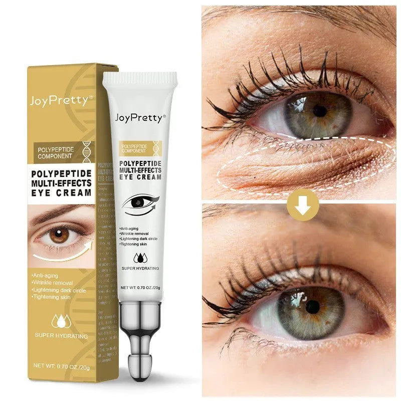 20g peptide anti dark circle eye cream for puffiness and under-eye bags on white background