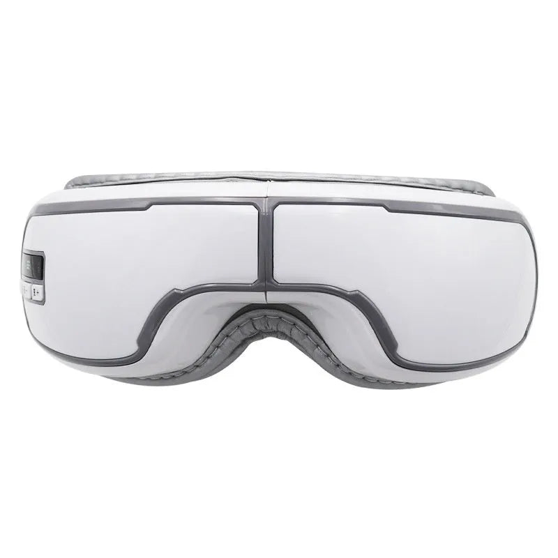 Wireless smart eye massager with protein skin and airbag hot compress