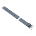 Solid colour silicone watch strap for Garmin Forerunner 245 on a straight buckle