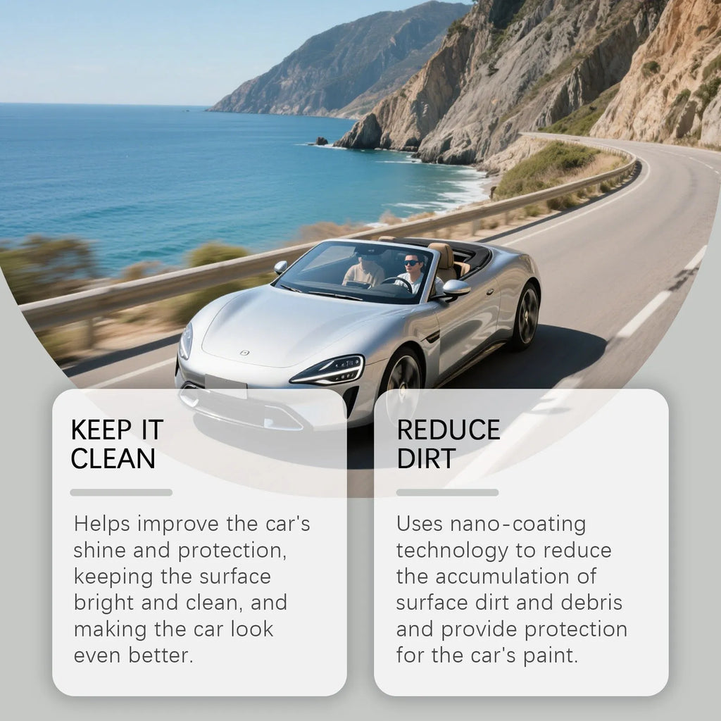 Ceramic coating spray bottle 120ml capacity with anti-fading gloss protection formula