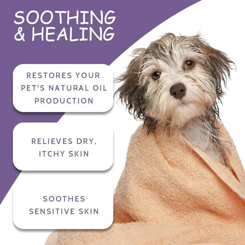 100g pet shower gel bottle with sterilisation deodorant formula for dogs and cats