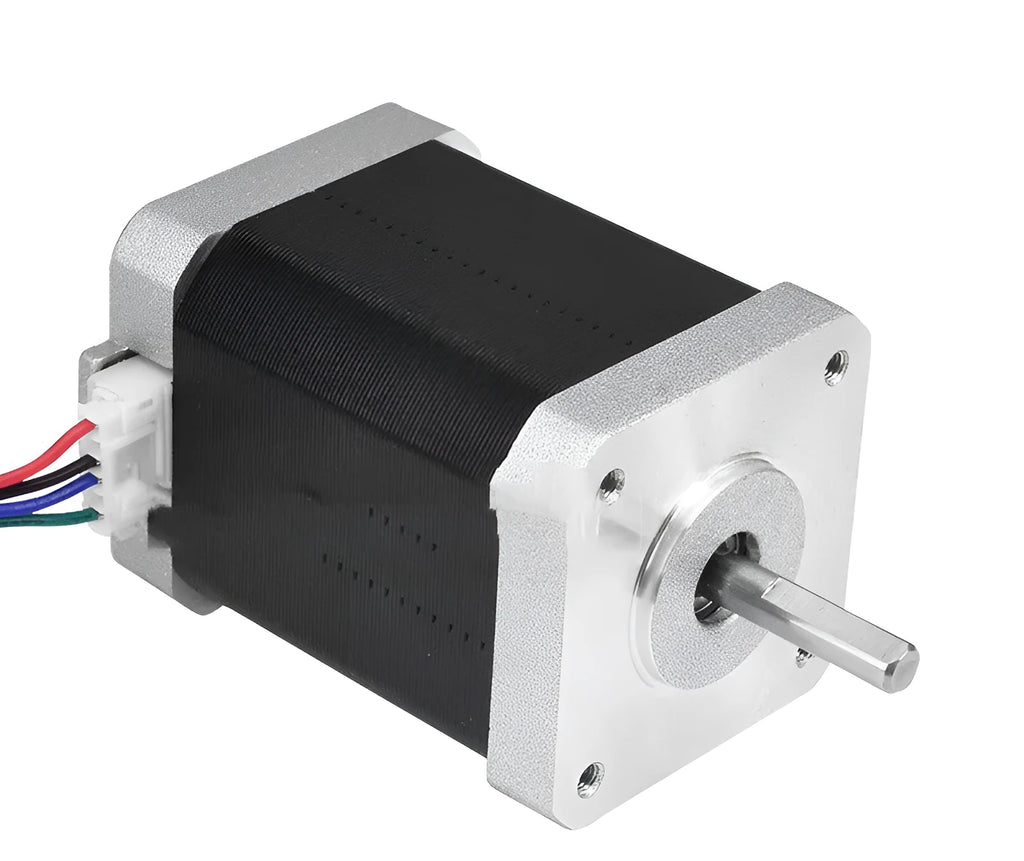 Black 2-phase stepper motor 60mm height for 3D printer DIY build with 4-wire connector