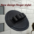 Rubber bath towel with round cake pattern in finger style or lace design options