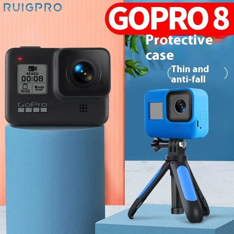 GoPro Hero8 Black protective sleeve and carrying strap kit in multiple colour options