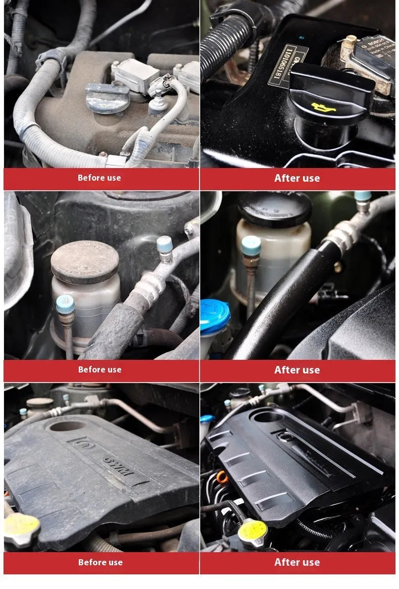 120ml car engine coating agent bottle for engine compartment protection against dust, moisture, and oil.